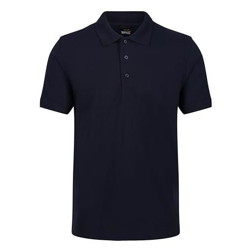 Regatta polo classic 65/35 a 3 bottoni t-shirts/polos/vests, uomo, navy, xl