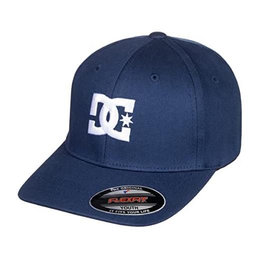 Dc shoes - cap star hat per ragazzo - black iris - taglia unica