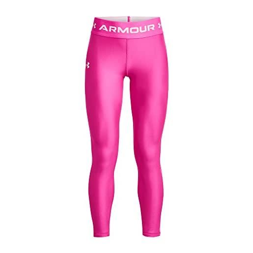 Under Armour bambina armour legging, leggings sportivi a compressione, leggings bambina comodi, calzamaglia bambina da palestra