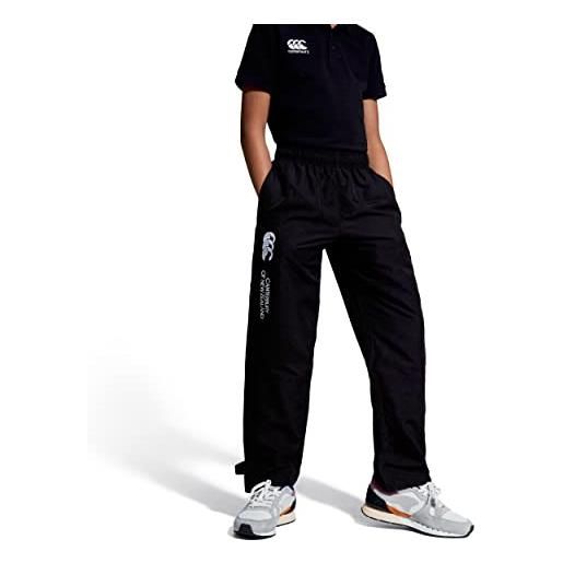 Canterbury, open hem, pantalone, bambino, nero (black/white), 14 anni