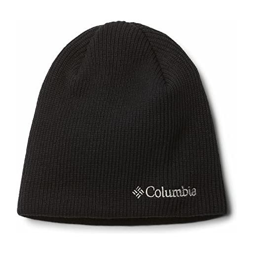 Columbia whirlibird watch cap beanie, berretto invernale unisex - adulto, black/black, taglia unica