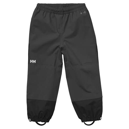 Helly Hansen enfants unisexe k shelter pants, ebène, 4