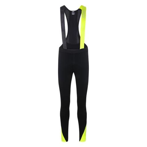 GORE WEAR gorewear c5 thermo salopette+, black / neon yellow, m
