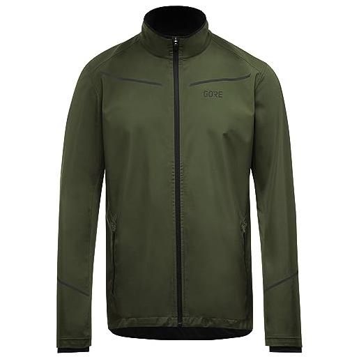 GORE WEAR r3 partial gore-tex infinium jacket, giacca uomo, verde utilitario, xxl