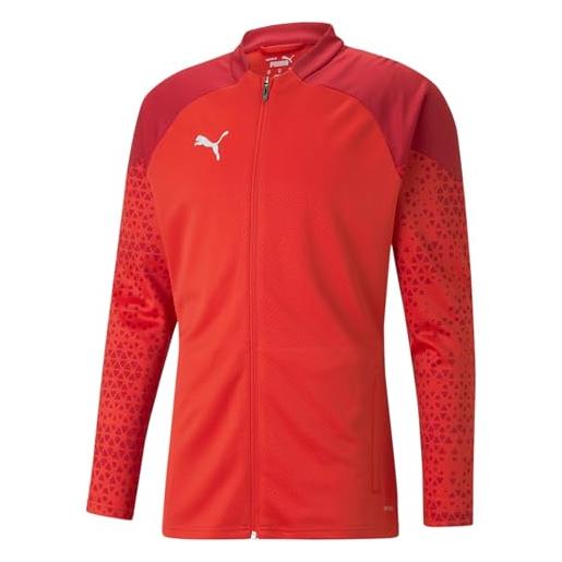 PUMA teamcup-giacca da allenamento, maglia uomo, rosso, xl