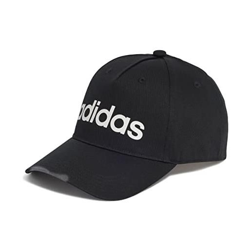 adidas unisex - adulto daily cap, black / white / white, s
