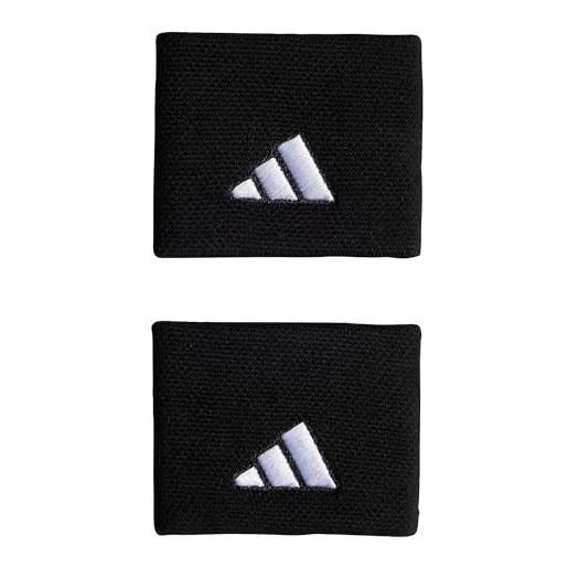 adidas mixte tennis wristband small, black/black/white, m