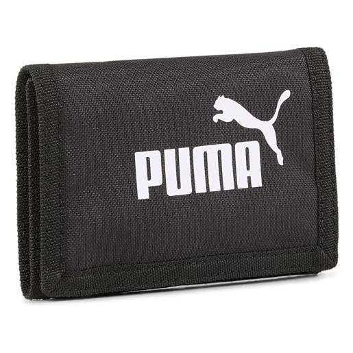 PUMA PUMA phase wallet - portafogli bambini unisex, PUMA black, osfa - 054757