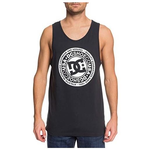 DC Shoes circle star-smanicato da uomo, black/snow white, l