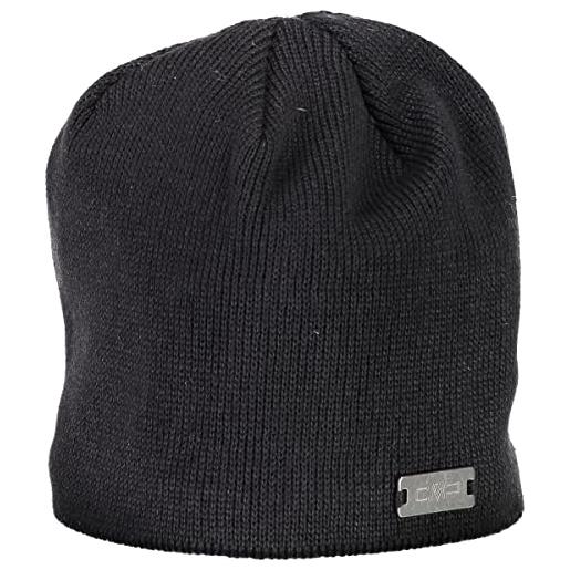 CMP - cappello lavorato a maglia da uomo, nero, u
