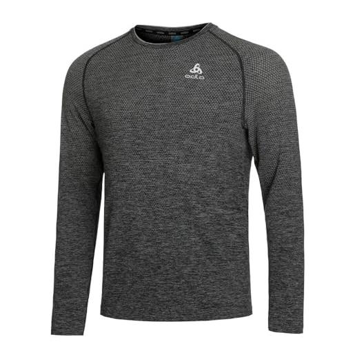 Odlo uomo maglia da corsa a maniche lunghe essential seamless