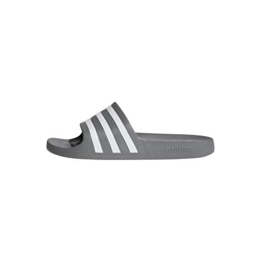 adidas adilette aqua slides, infradito unisex - adulto, core black cloud white core black, 46 eu