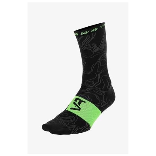 Valentino Rossi vr46 calzini mtb 15 cm, s/m, nero