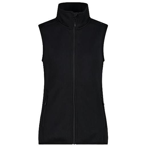 CMP - gilet da donna, nero-titanio, xs