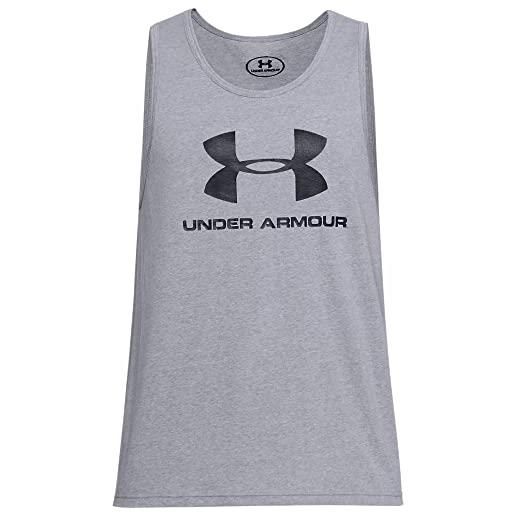 Under Armour sportstyle logo tank canottiera, uomo