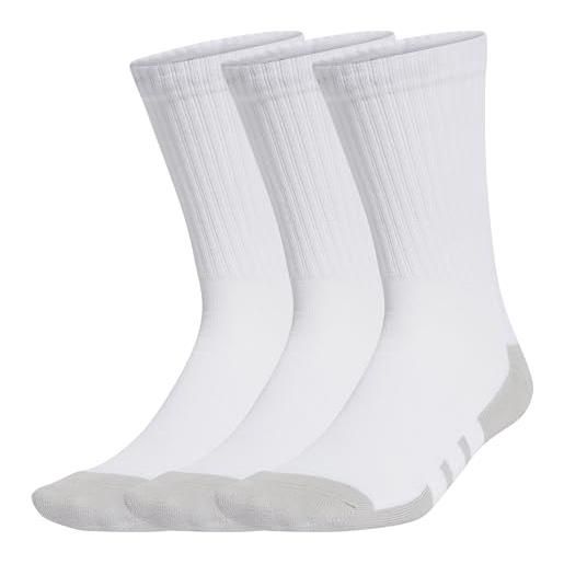 adidas mixte essentials climacool crew 3pp, white/grey two, 40-42