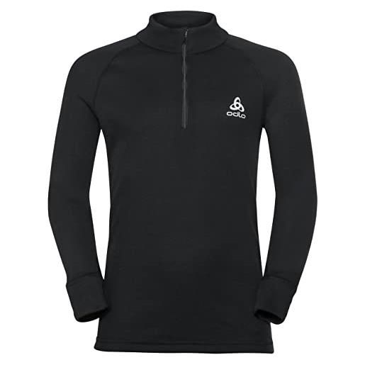 Odlo active warm kids_159249, maglietta bambini e ragazzi, nero, 164