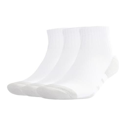 adidas mixte essentials climacool quarter 3pp, white/grey two, 2-3.5