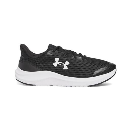 Under Armour men's ua bgs pursuit 4 running shoe, nero nero bianco, 4.5 uk