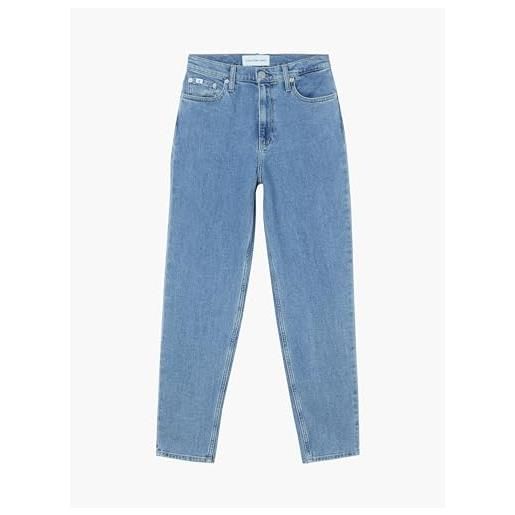 Calvin Klein ck jeans da donna mom affusolati, in denim, m, taglia 52, denim medium, 28 w