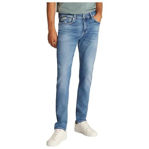 Calvin Klein uomo jeans skinny elasticizzati, blu (denim light), 30w/34l