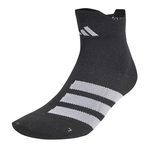 adidas mixte runxadizero sock 1pp, black/white/white, 2-3.5