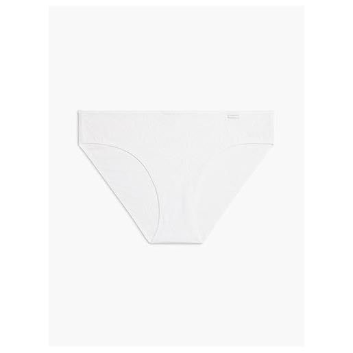 Calvin Klein donna slip bikini form elasticizzato, bianco (white), xl