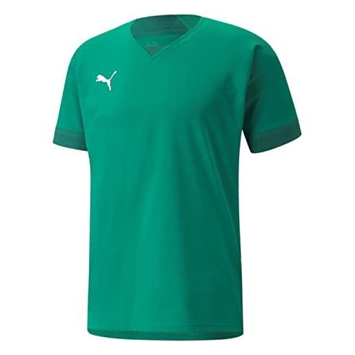 PUMA teamfinal jersey, allenati tutto il giorno t-shirt, pepper green-alpine green, s