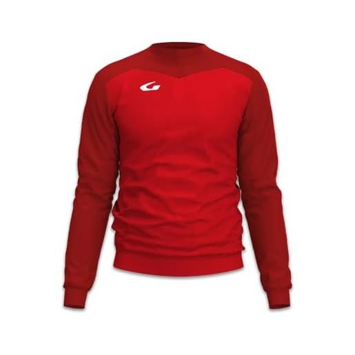 Gems in01-1234 borussia uomo maglia lunga rosso/rosso scuro taglia s