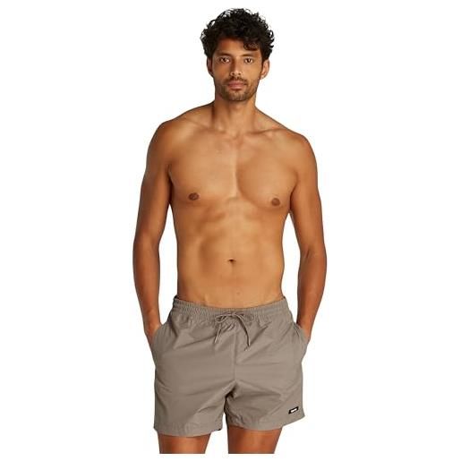 Calvin Klein uomo pantaloncino da bagno medium drawstring con coulisse, grigio (cinder), l