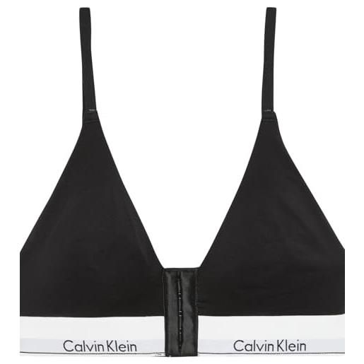 Calvin Klein donna bralette lightly lined triangle scollo profondo, nero (black), xl