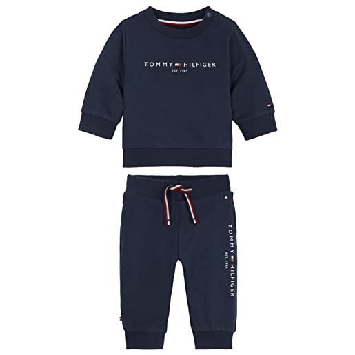 Tommy Hilfiger neonati tuta elasticizzata, blu (twilight navy), 3-6 anni