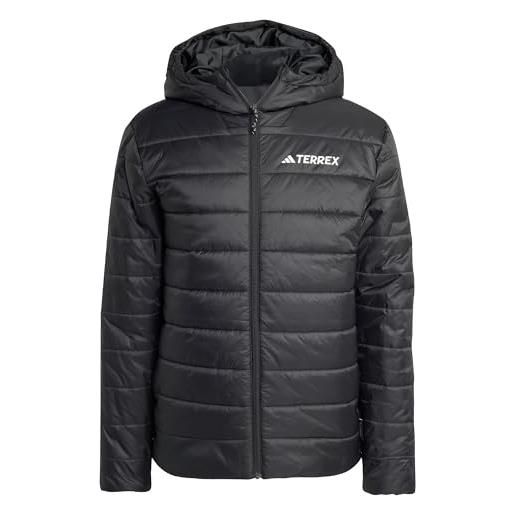 adidas homme terrex multi essentials climawarm insulated hooded jacket, black, m