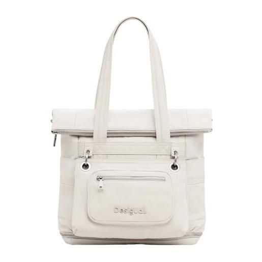 Desigual basic modular hand bag cream white