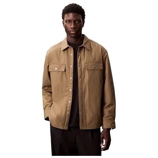 Calvin Klein jeans giacche da uomo ls cttn flld rlxd sh lv04rc401g, giallo (capri), xxs, giallo (capperi), xxs