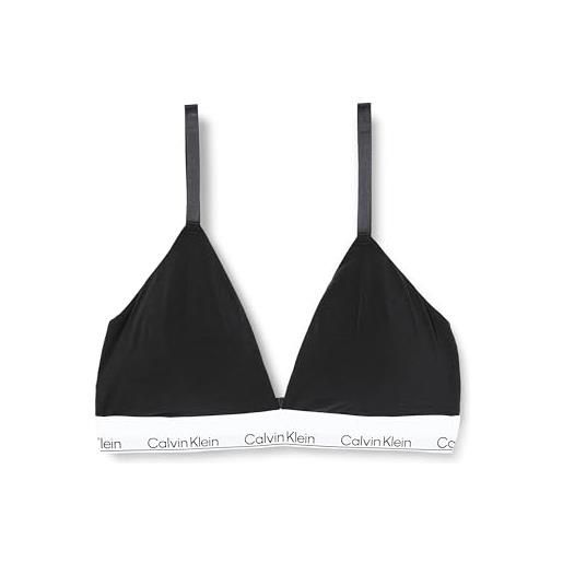 Calvin Klein donna reggiseno a triangolo lightly lined con fascia con logo, nero (black(ub1)), xl