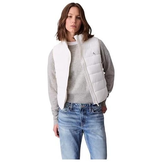 Calvin Klein donna gilet lightweight quilted con zip, beige (tofu), xxs