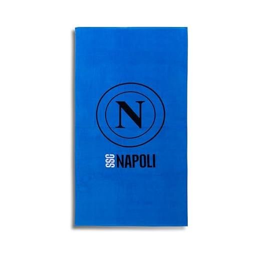 hermet, napoli, telo mare napoli, asciugamano spiaggia o piscina, 100% spugna di cotone, 90x170 cm, prodotto ufficiale