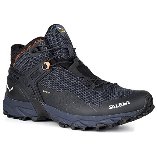 Salewa scarponi da trekking da donna ultra flex 2 mid gore-tex, nero, 9