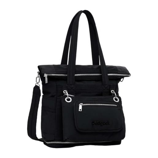 Desigual accessories nylon backpack black