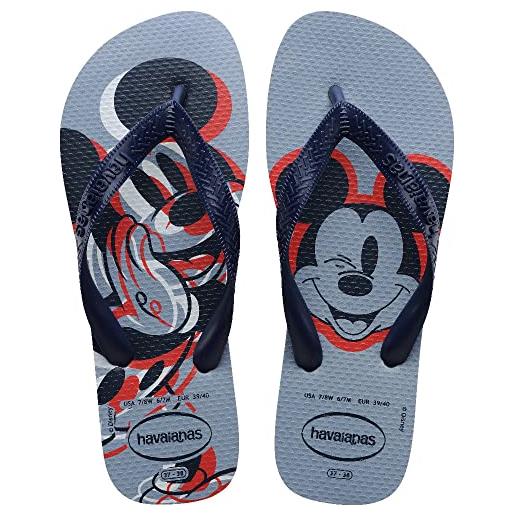 Havaianas top disney, infradito unisex - adulto, white black black, 35/36 eu