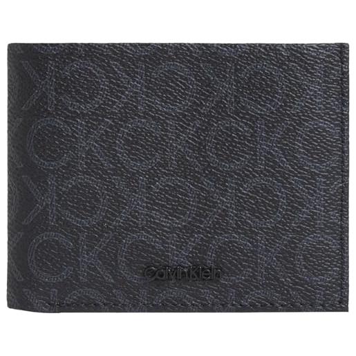 Calvin Klein ck must mono billfold lv04d1059g portafogli uomo, nero (nero), taglia unica, nero (nero), taglia unica