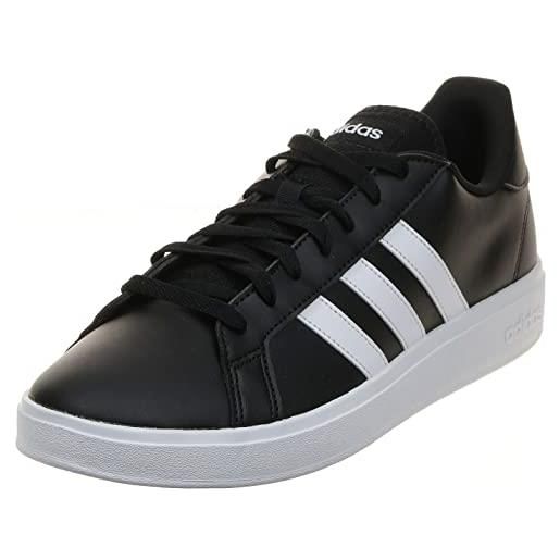 adidas grand td lifestyle court casual shoes, sneakers uomo, core black/cloud white/core black, 42 2/3 eu