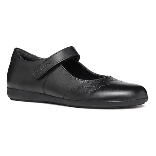 Geox j iberide girl g, ballerina, black, 40 eu