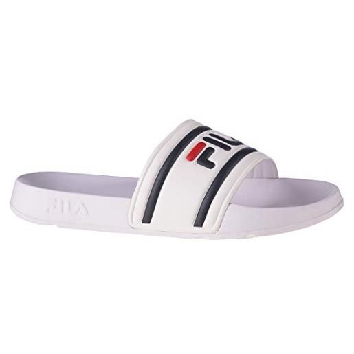 Fila morro bay slipper, infradito uomo, bianco white fila navy, 44 eu