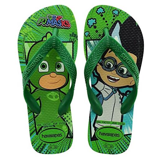 Havaianas top pj masks - infradito unisex per bambini, citronella, 23/24 eu