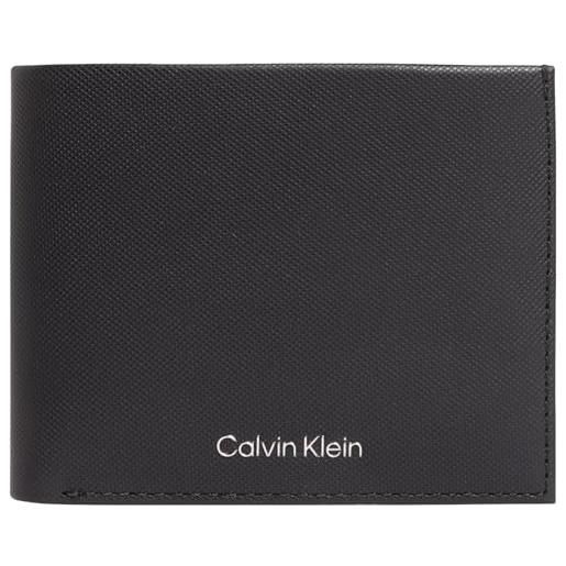 Calvin Klein uomo borsello must billfold in pelle, nero (black), taglia unica