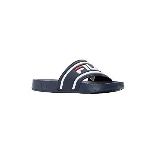 Fila morro bay slipper, infradito uomo, blu dress blue, 43 eu