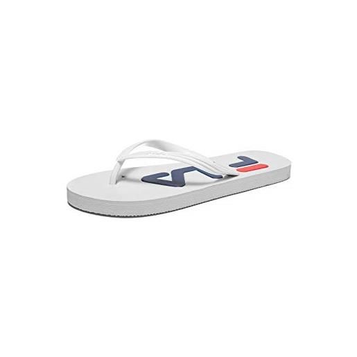 FILA troy slipper, infradito uomo, bianco (white), 42 eu