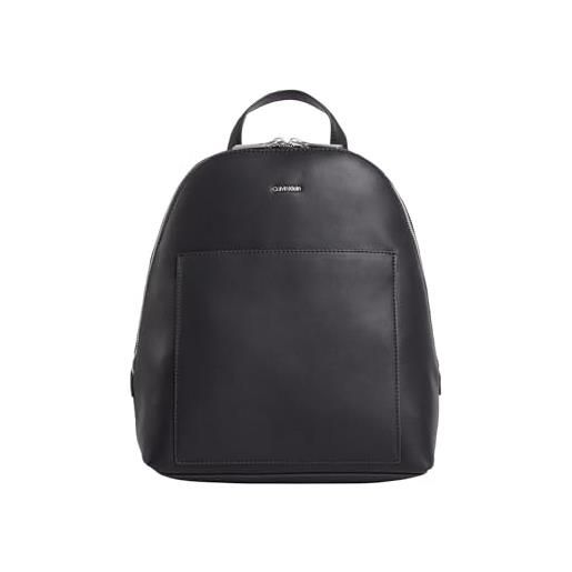 Calvin Klein donna zaino must dome tracolle strette, nero (black), taglia unica